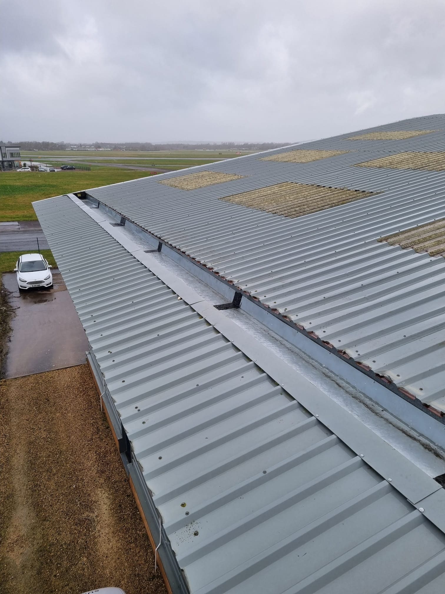 Gutters, roofline and cladding